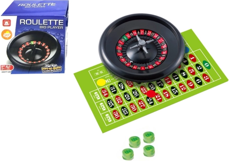 Roulette im Karton – Familien-Mini-Roulette