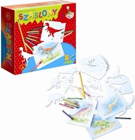 Dinosaurier-Schablonen – kreatives Zeichnen für Kinder