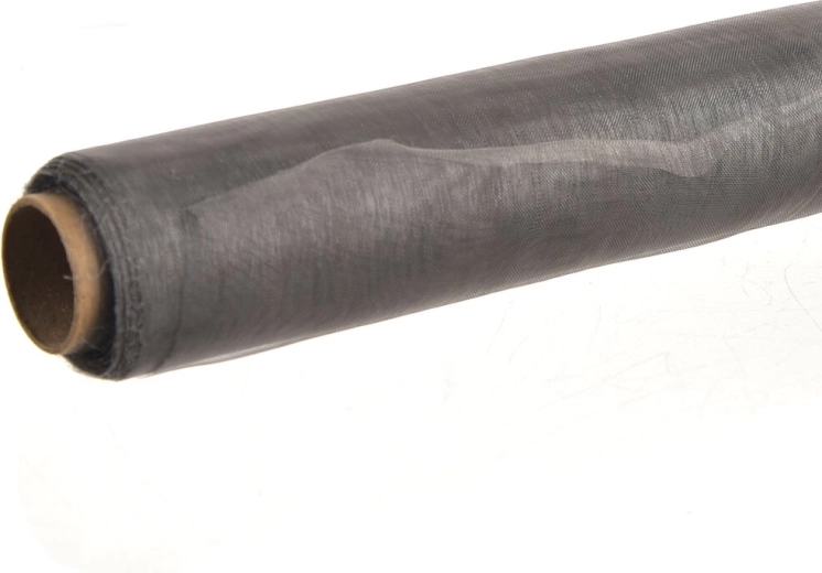 Graue Organza 36 cm x 9 m für Dekorationen und Geschenkverpackung