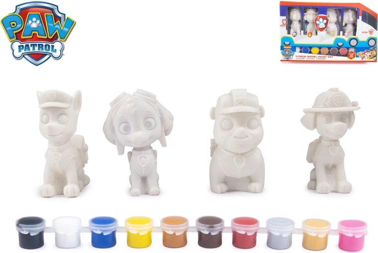 Paw Patrol – Malset für 4 Figuren