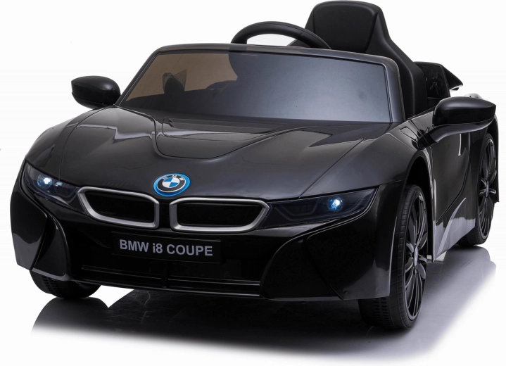 Elektrisches Kinderauto BMW i8, schwarz, 12 V