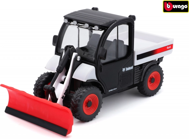 Bburago Farmland Bobcat Toolcat mit Schneepflug 10 cm