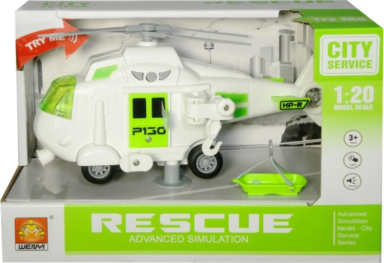 Rettungshubschrauber mit Licht und Sound