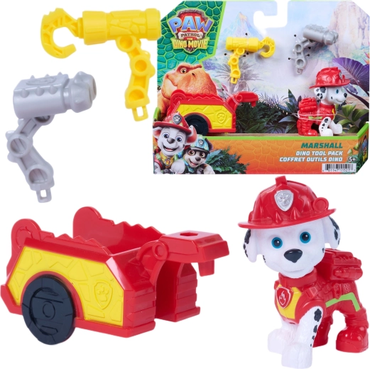 Spin Master Paw Patrol Dino Film Marshall – Figur mit Anhänger und Zubehör