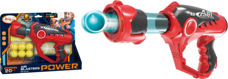 Luftpistole POWER mit einer Reichweite von 6 m