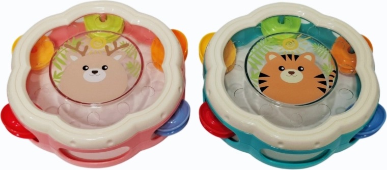 Kinder-Tamburin mit Tiermotiv