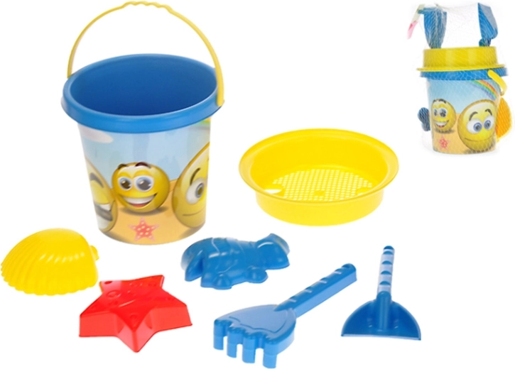 Sandspielset Smileys, 7 Teile