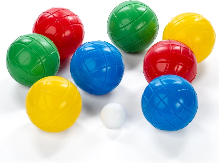 Schildkröt Boccia-Set mit bunten Kugeln