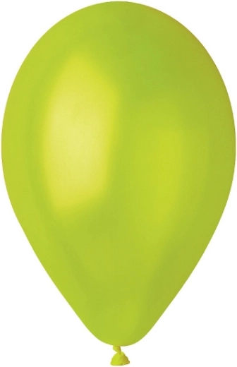 Metallische Pistazien-Ballons 25 cm