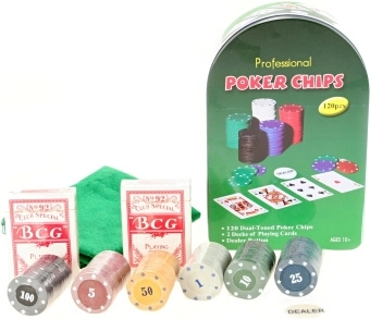 Poker-Set in Blechbox