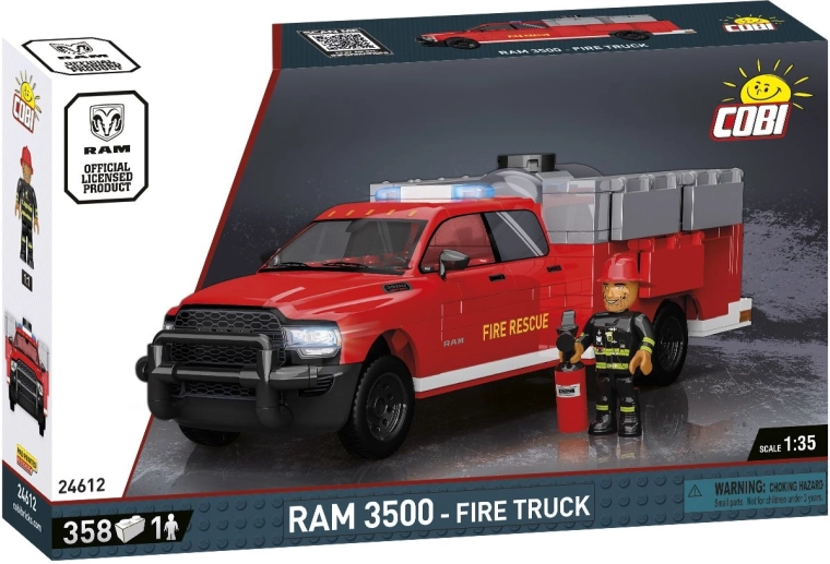 Cobi RAM 3500 Feuerwehr 1:35 (358 Teile, Figur)