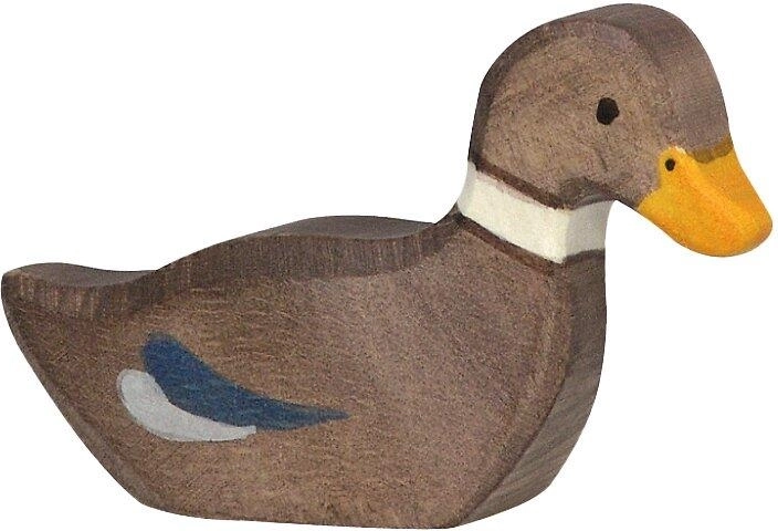 Schwimmende Ente HOLZTIGER - 1 Stück