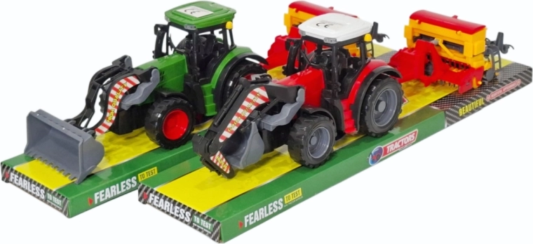 Traktor mit Arbeitsgerät – 1 Stück