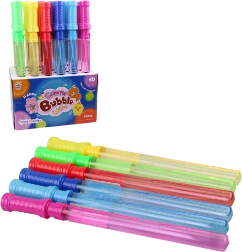 Seifenblasenstab 37 cm – Set mit 24 Stück im Display-Box