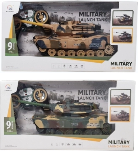 RC Militärpanzer mit Fernsteuerung und Ladegerät – 1 Stück