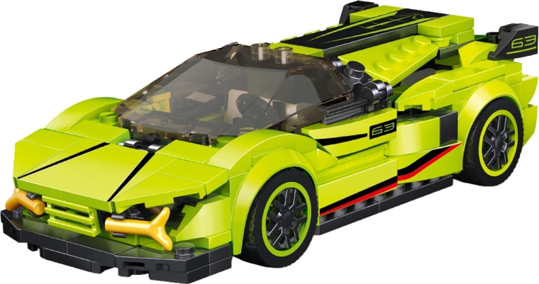 Bausatz Auto grün 16,5 cm - 1 Stück