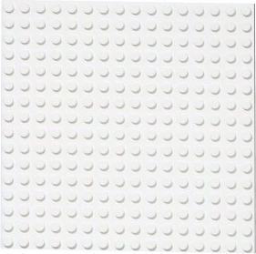 Beidseitige Bauplatte 16x16 weiß