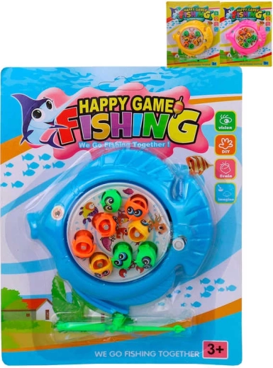 Fische angeln – Kinder-Angelspiel zum Aufziehen mit Angelrute