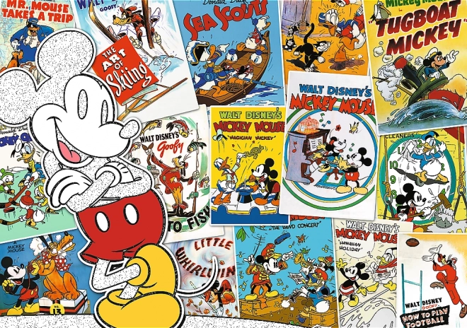 Puzzle mit 1000 Teilen DISNEY – In der Welt von Micky