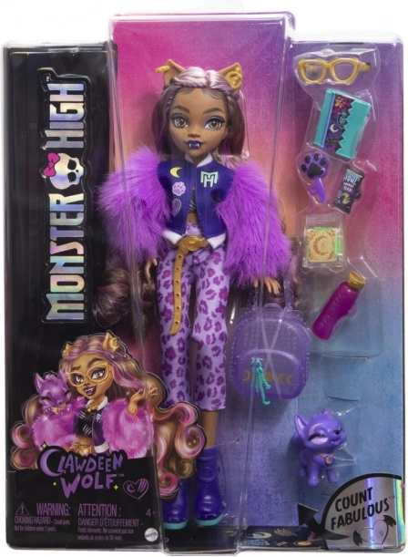 Puppe Monster High Clawdeen Wolf mit Zubehör