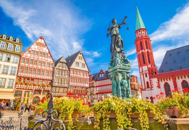 Bluebird Puzzle Altstadt Frankfurt, 1000 Teile