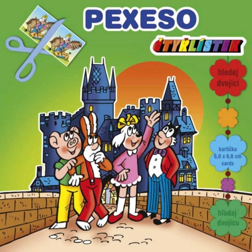 Akim Memo-Spiel Čtyřlístek – Maxi-Kärtchen