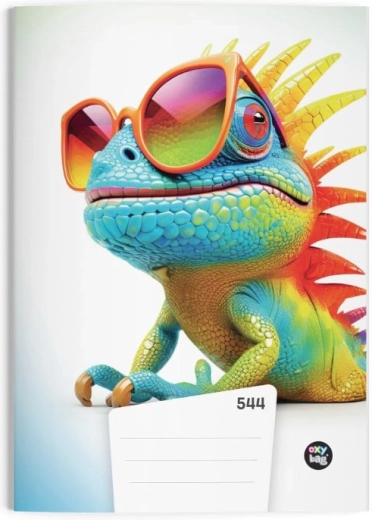 Heft A5 liniert 40 Blatt Chameleon