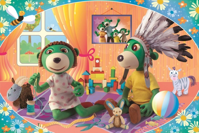 Puzzle Trefliki gemeinsamer Spaß MAXI 24 Teile