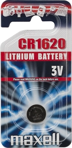 Maxell CR1620 3-V-Lithium-Knopfzelle