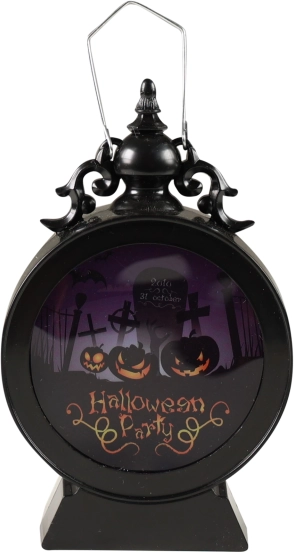 Runde LED-Halloween-Lampe mit Licht