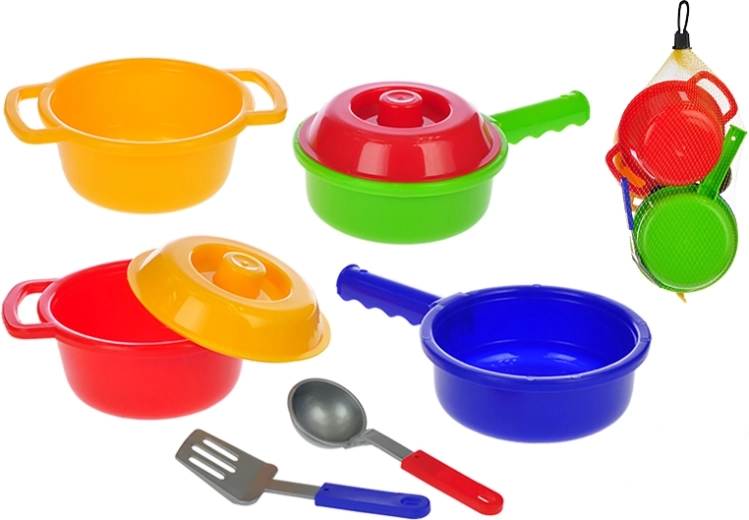 Kindergeschirr-Set für die Spielküche, 8 Teile im Netz