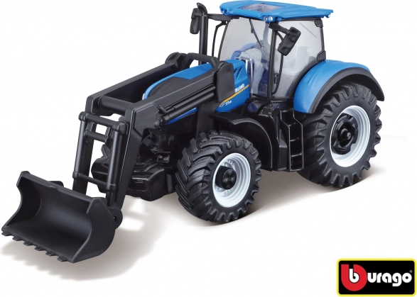 Bburago Farmland New Holland T7.315 HD mit Frontlader 10 cm