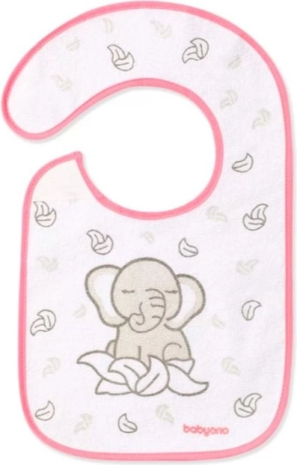 BabyOno Frottee wasserdichter Lätzchen mit Sonnenmotiv, mittel (6M+)