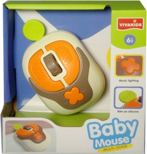 Interaktive Baby-Maus mit Blinklichtern und Geräuschen
