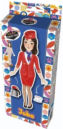 magnetische Anziehpuppe – Berufe