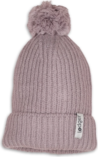 Lodger Merino-Mütze Rose (3–6 Monate)