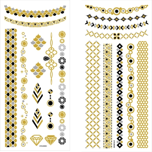 Kinder-Transfer-Tattoos für Mädchen – mehrere Varianten