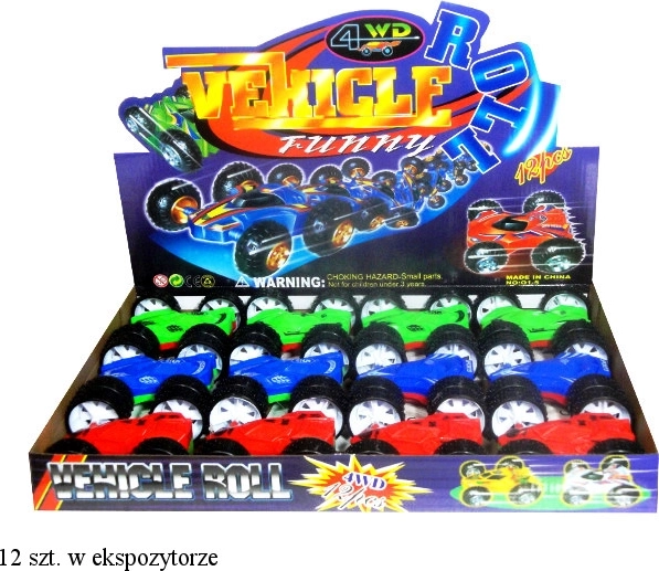 Salto-Auto mit Reibungsantrieb