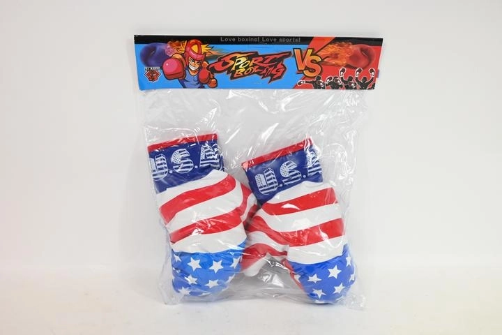 Kinder-Boxhandschuhe mit Flaggenmotiv