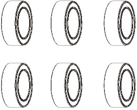 Kugellager JAMARA 6 × 10 × 3 mm - 1 Stück
