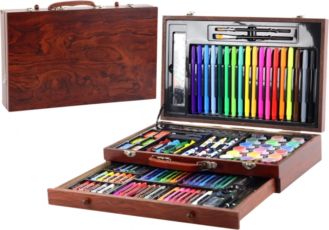Künstler-Set im Holzetui 123 Stück