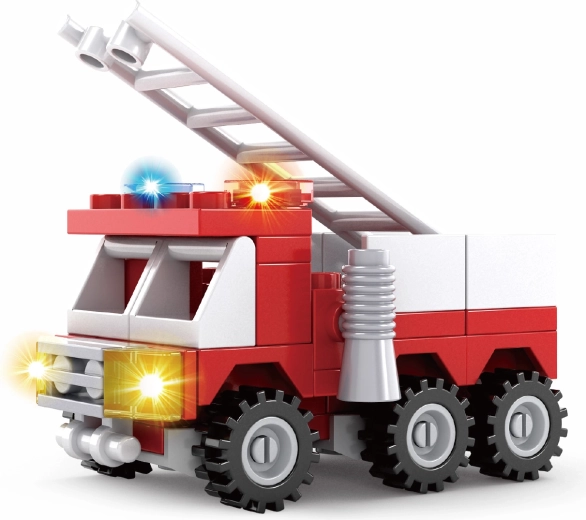 Kompatibler BLOXO-Bausatz Feuerwehrfahrzeug