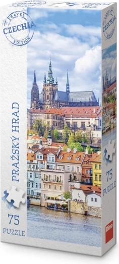 Dino Panorama-Puzzle Tourist-Edition Tschechien – Prager Burg (75 Teile)