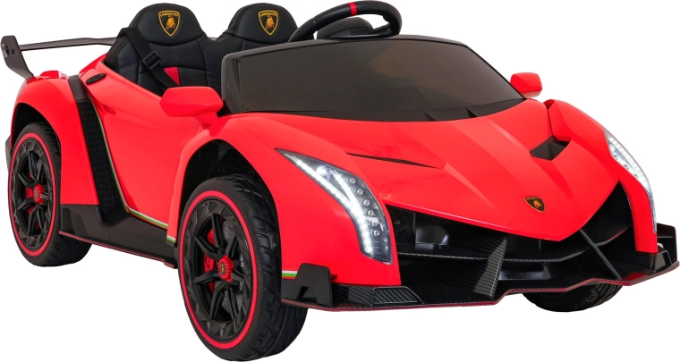 Elektrisches Kinderauto LAMBORGHINI Veneno – Rot