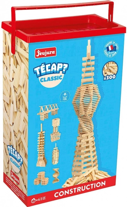 Jeujura Holzbaukasten Técap Classic 300 Teile