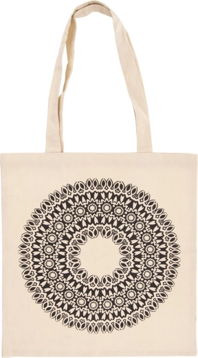 Baumwoll-Einkaufstasche Mandala 39 × 42 cm