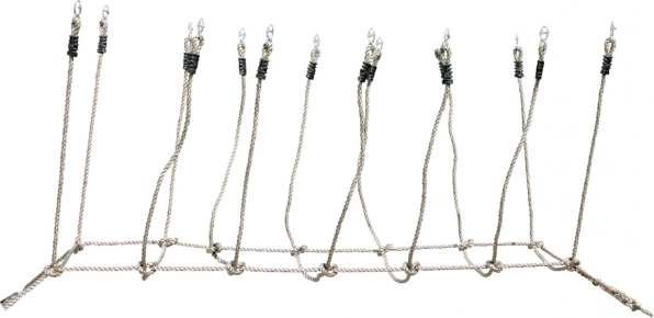 Small foot Seilbrücke für Kinder für Garten und Spielplatz