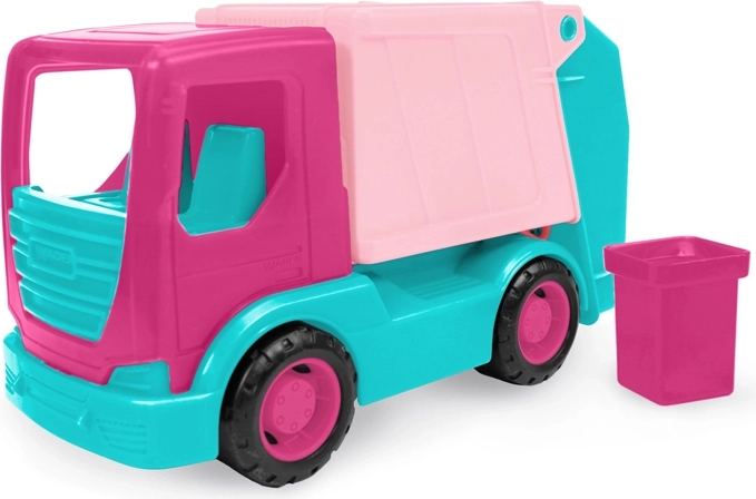 Wader TechTruck rosa Müllwagen