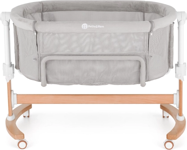 Kinderbett 2-in-1 mit Wiegenfunktion Glory Mocha Beige PETITE&MARS