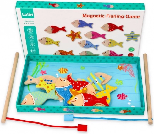Holzmagnetspiel Aquarium